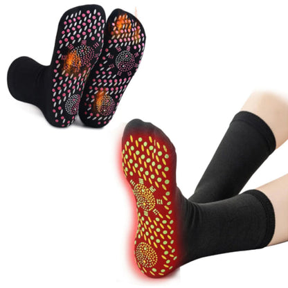 Tourmaline Self Heating Acupressure Wellness Socks