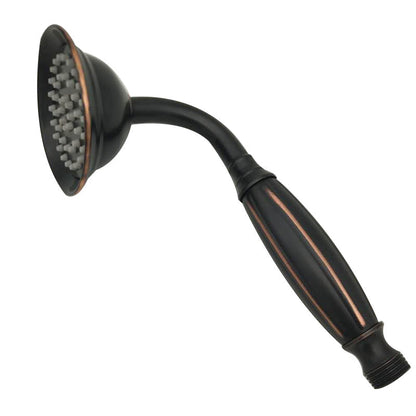 Traditional Handheld Shower Head with Hose Wall Mounted Metal Shower Head