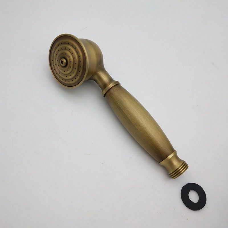 Traditional Handheld Shower Head with Hose Wall Mounted Metal Shower Head