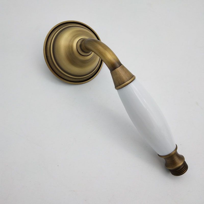 Traditional Handheld Shower Head with Hose Wall Mounted Metal Shower Head