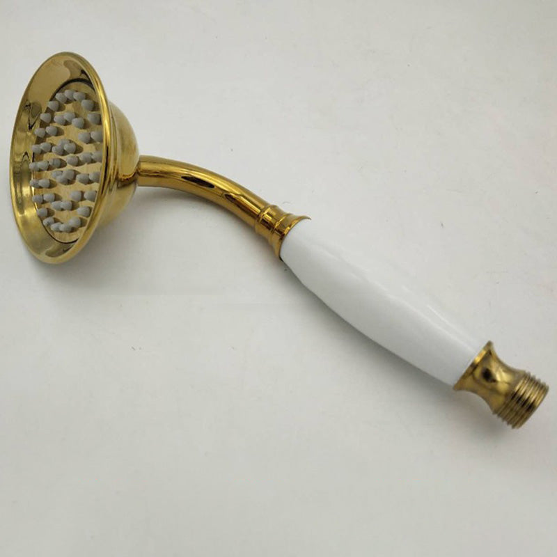 Traditional Handheld Shower Head with Hose Wall Mounted Metal Shower Head