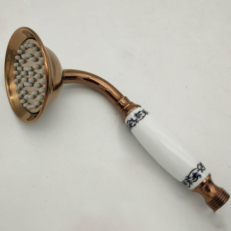 Traditional Handheld Shower Head with Hose Wall Mounted Metal Shower Head