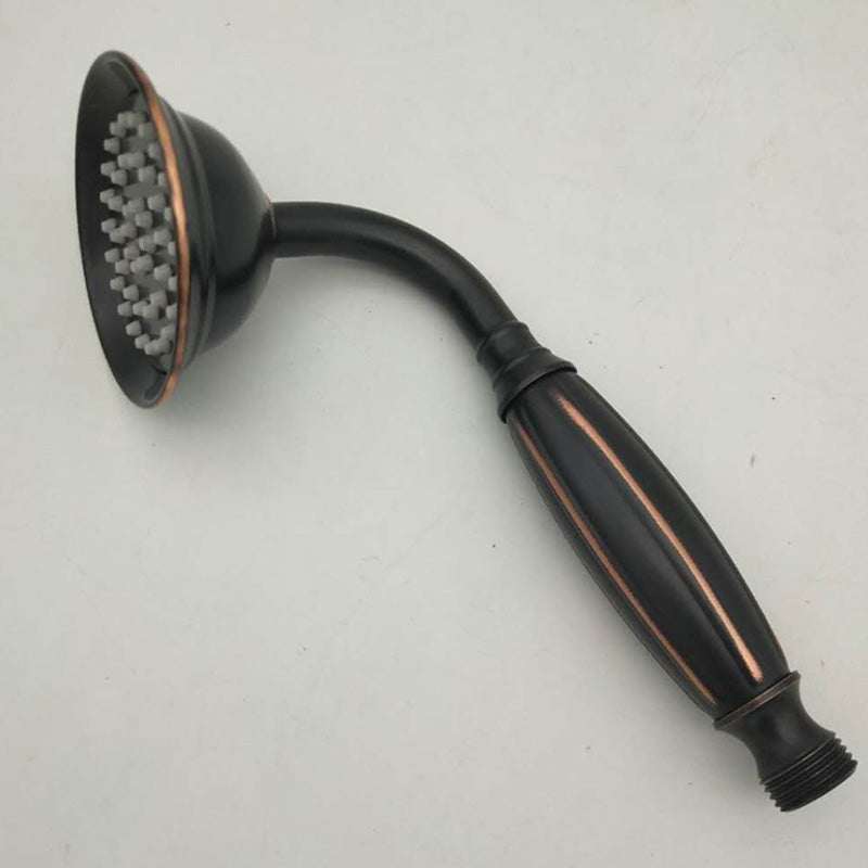 Traditional Handheld Shower Head with Hose Wall Mounted Metal Shower Head