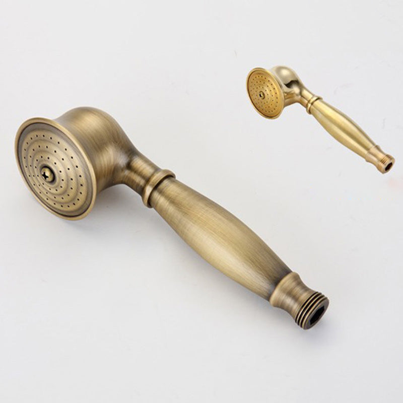 Traditional Handheld Shower Head with Hose Wall Mounted Metal Shower Head