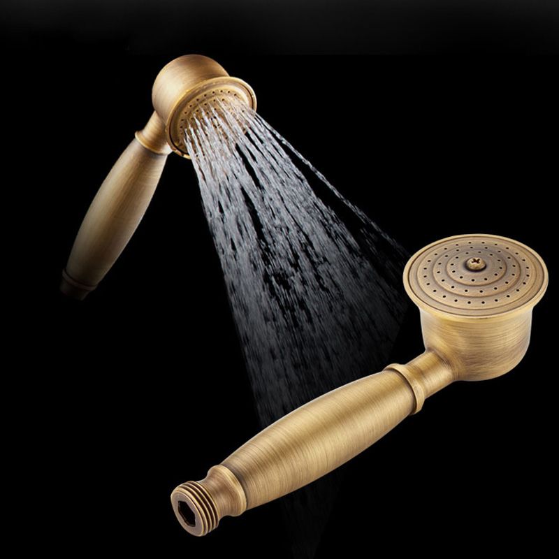 Traditional Handheld Shower Head with Hose Wall Mounted Metal Shower Head