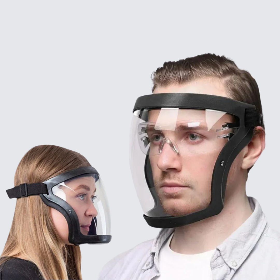 Transparent Full Face Protective Shield