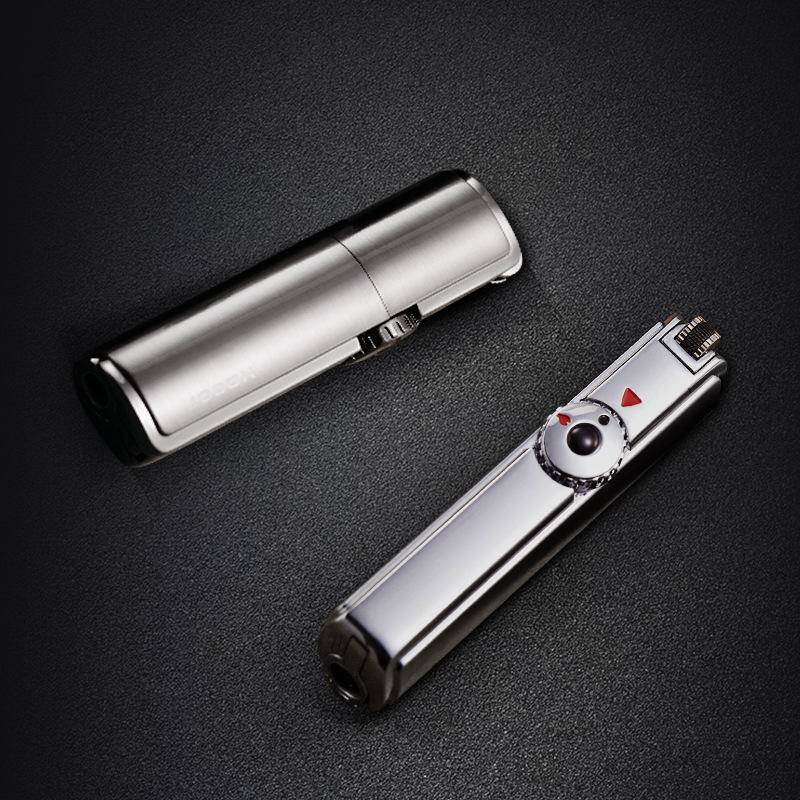 Triple Jet Butane Torch Lighter with Wind Resistant Flame