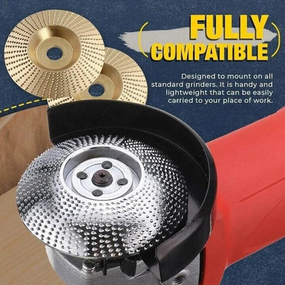 Tungsten Carbide Angle Grinder Wood Shaping Disc
