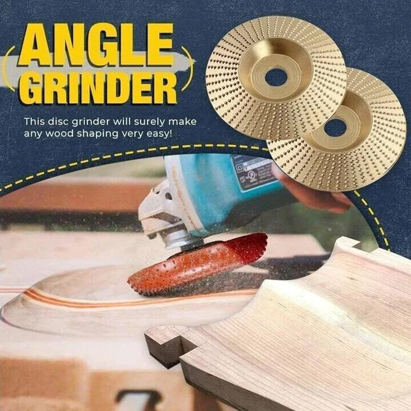 Tungsten Carbide Angle Grinder Wood Shaping Disc