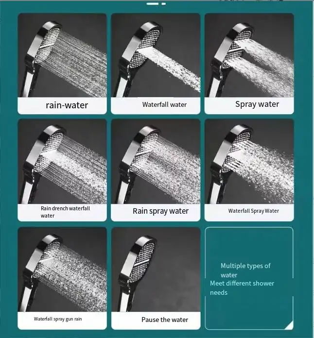 Turbo High Pressure Filter Shower Head