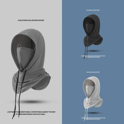 UPF 50 Cooling Balaclava Face Cover Polyester