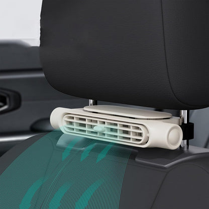 USB Headrest Car Cooling Fan 2 Pack Three Speed