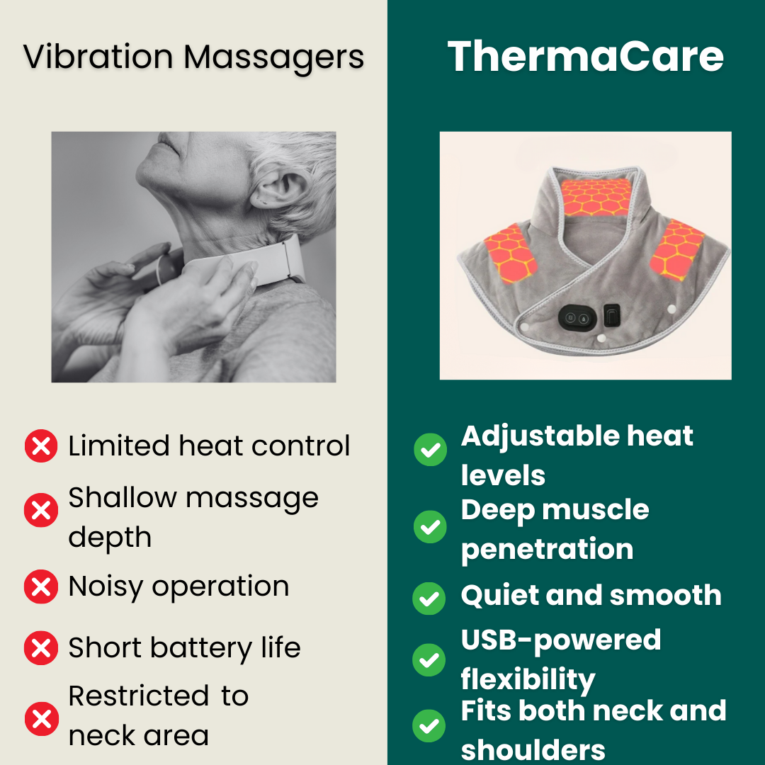 USB Heated Neck and Shoulder Massage Wrap