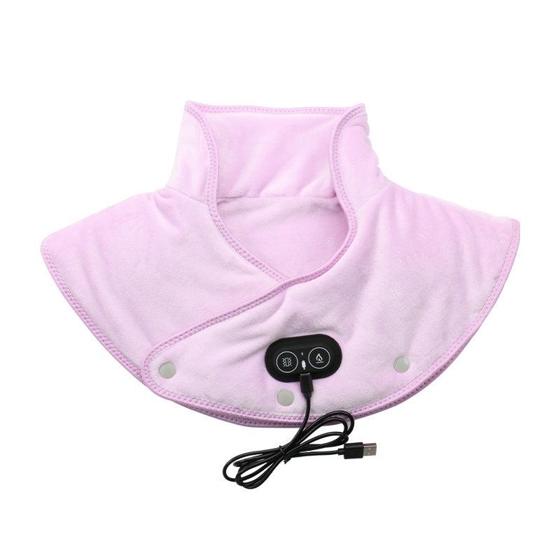 USB Heated Neck and Shoulder Wrap with Vibration