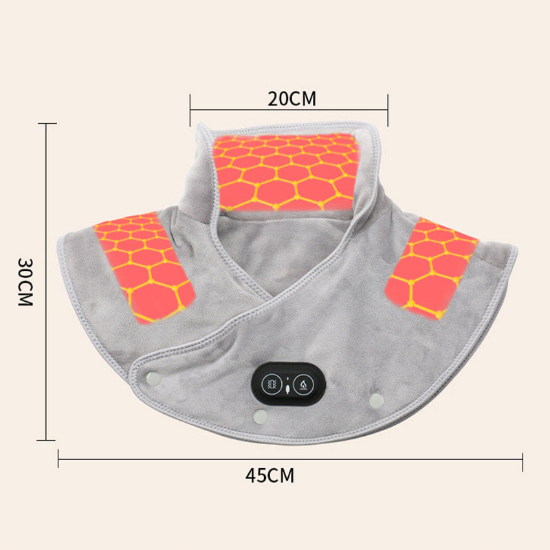 USB Heated Neck and Shoulder Wrap with Vibration