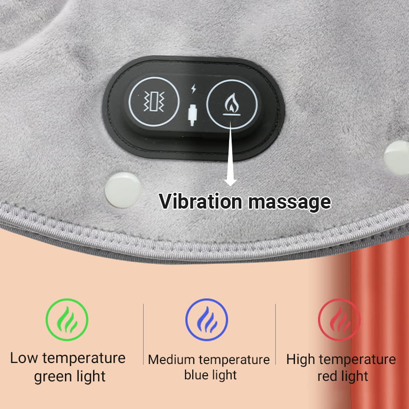 USB Heated Neck and Shoulder Wrap with Vibration