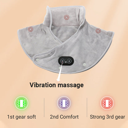 USB Heated Neck and Shoulder Wrap with Vibration