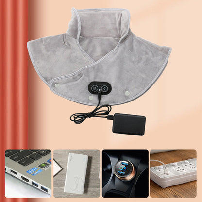USB Heated Neck and Shoulder Wrap with Vibration