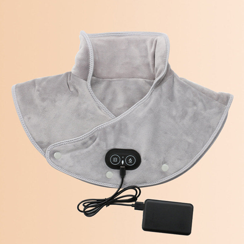 USB Heated Neck and Shoulder Wrap with Vibration