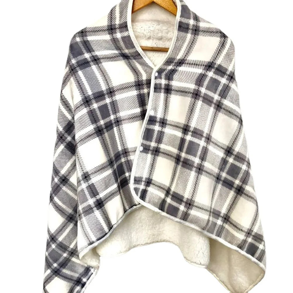 USB Heated Shawl Electric Blanket with Adjustable Heat