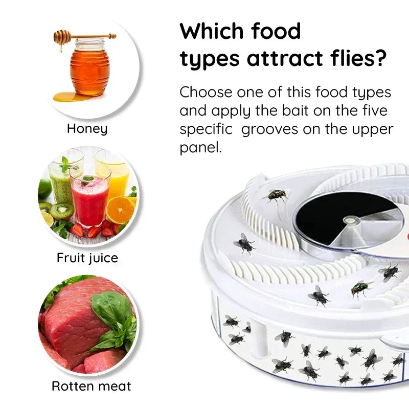 USB Powered Silent Fly Trap Indoor Insect Catcher