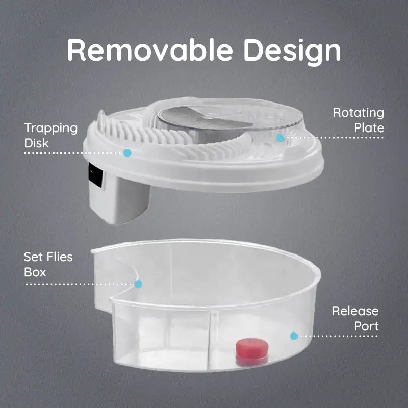 USB Powered Silent Fly Trap Indoor Insect Catcher
