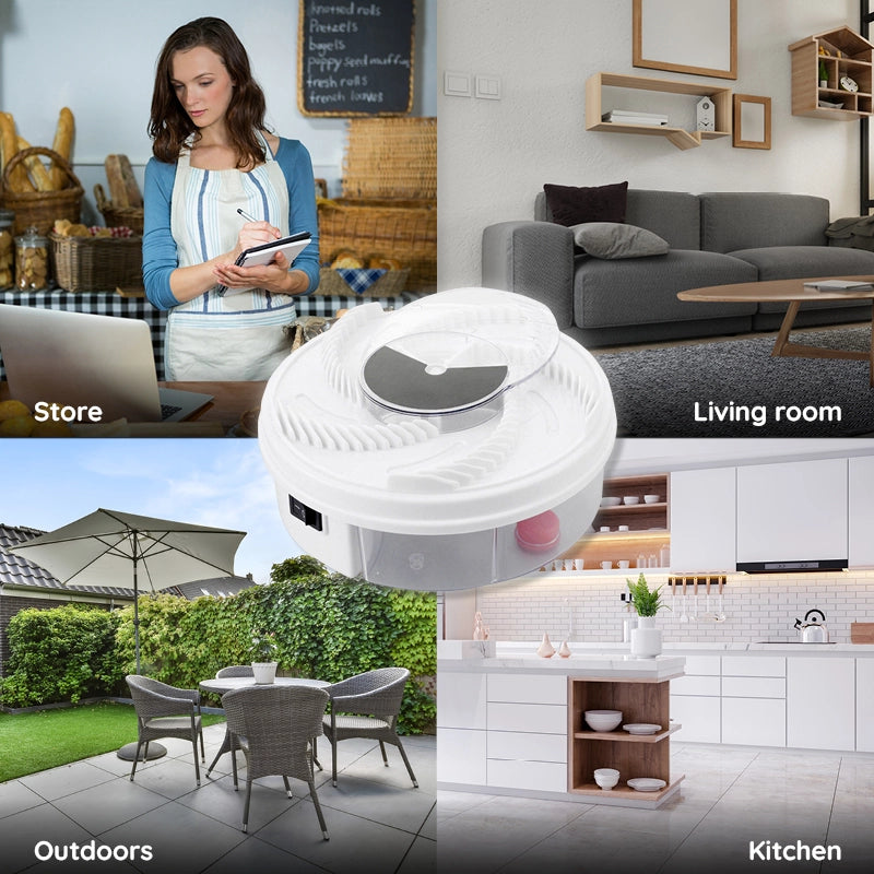 USB Powered Silent Fly Trap Indoor Insect Catcher