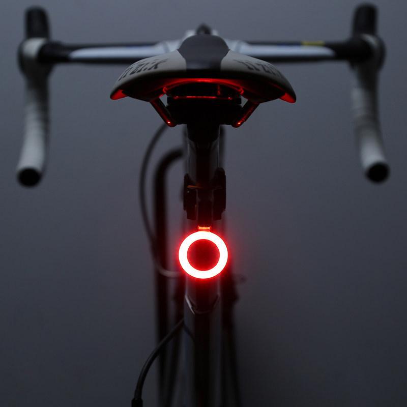 USB Rechargeable Bicycle Tail Light with 5 Lighting Modes