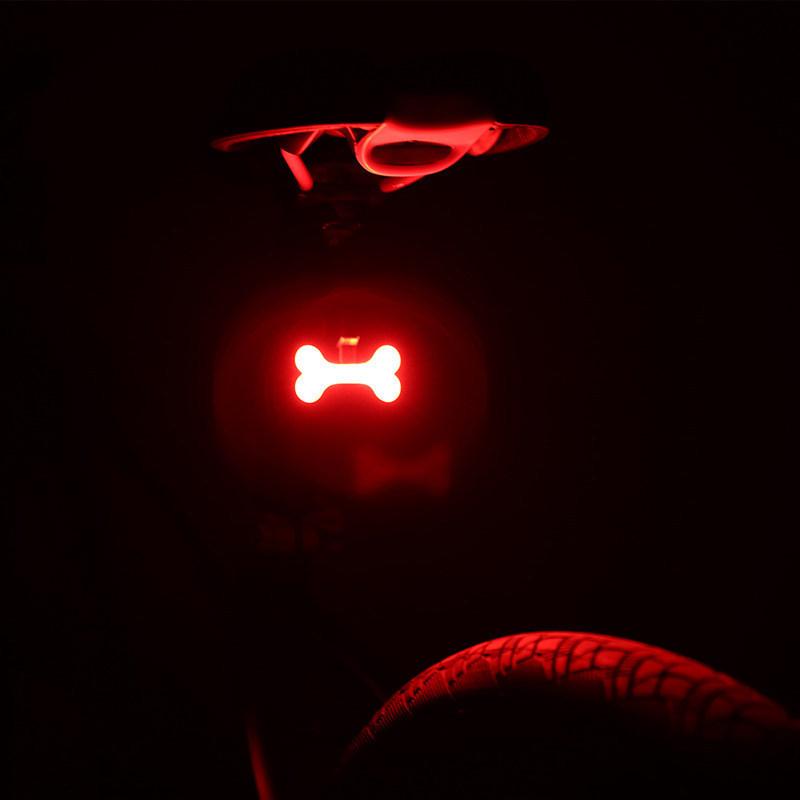 USB Rechargeable Bicycle Tail Light with 5 Lighting Modes