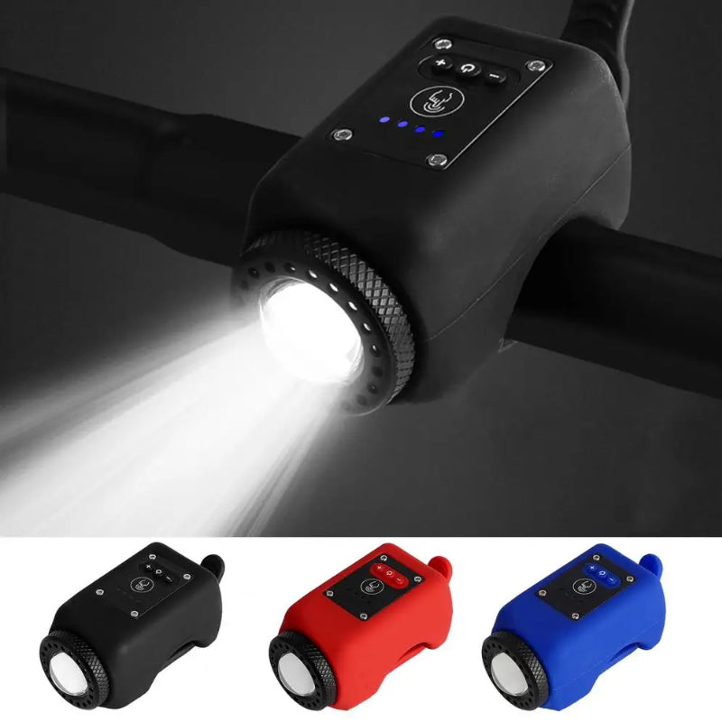 USB Rechargeable Bike Light and Electronic Horn
