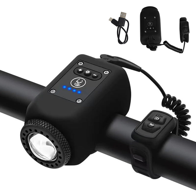 USB Rechargeable Bike Light and Electronic Horn