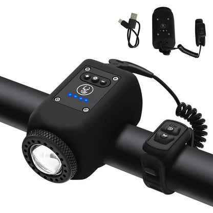 USB Rechargeable Bike Light and Electronic Horn