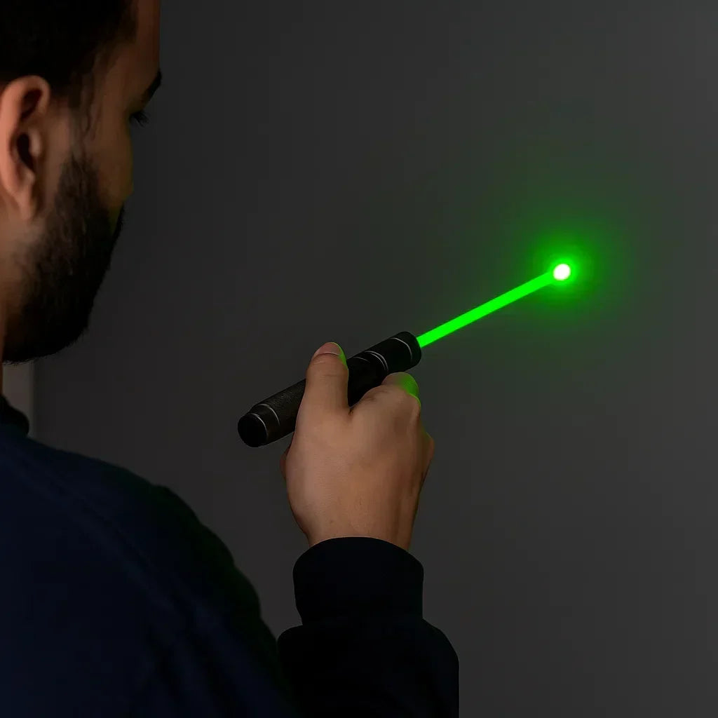 USB Rechargeable Long Range Laser Pointer with Adjustable Focus