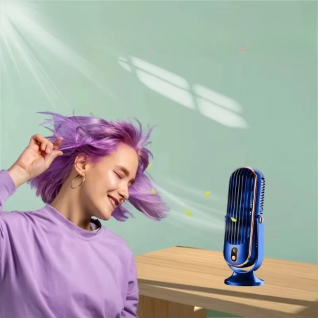 USB Rechargeable Portable Desktop Fan with High Airflow