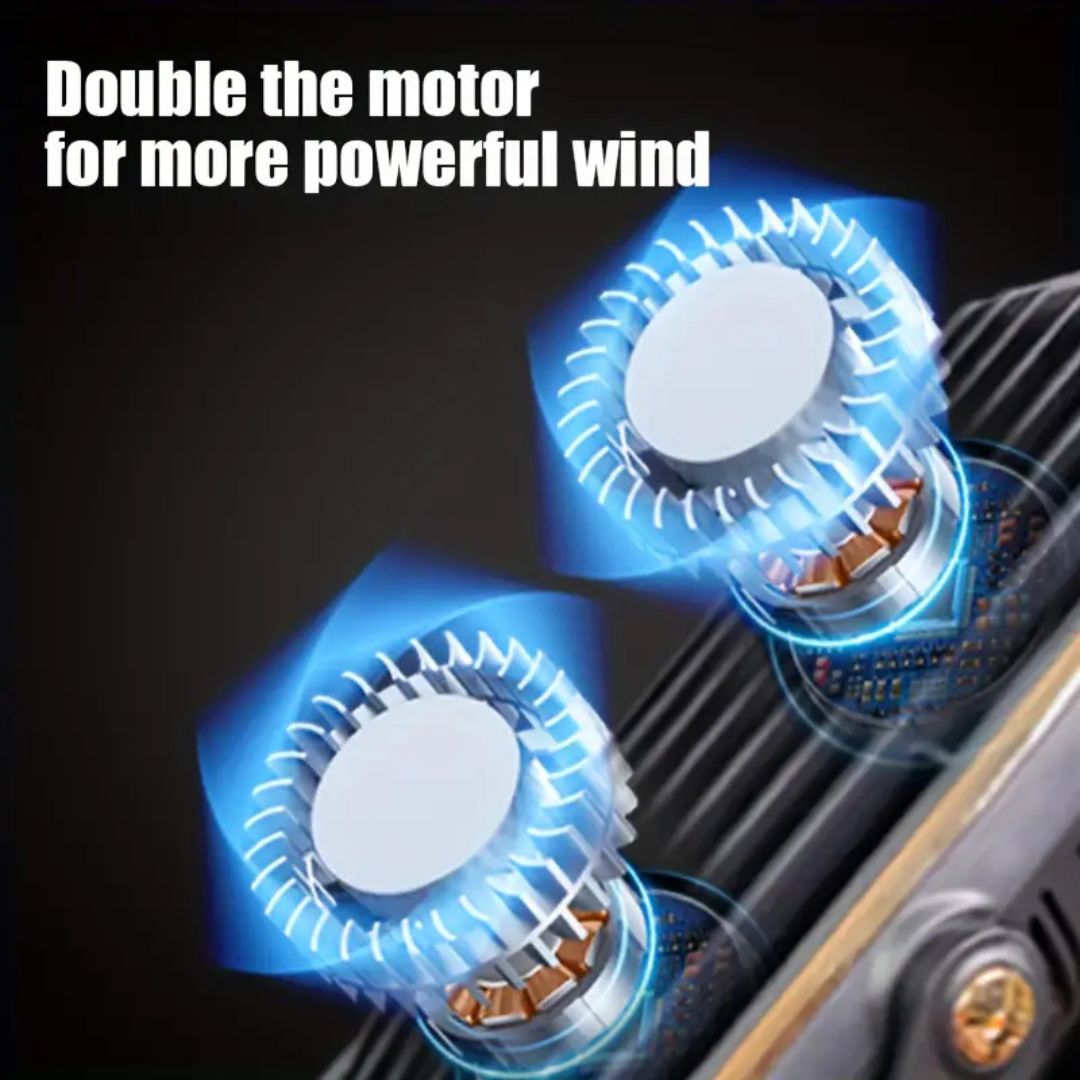 USB Rechargeable Ultra Quiet Desktop Cooling Fan