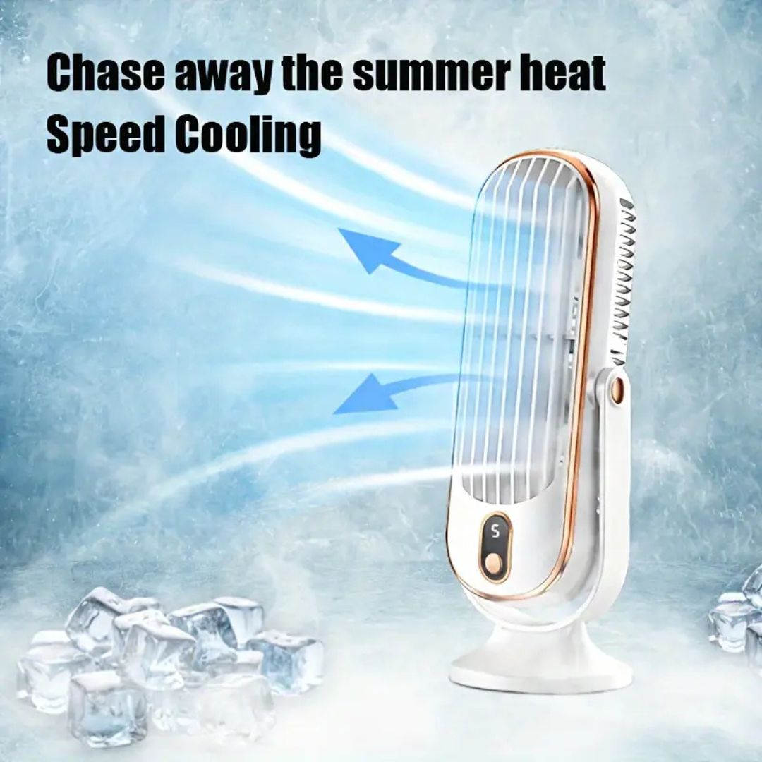 USB Rechargeable Ultra Quiet Desktop Cooling Fan
