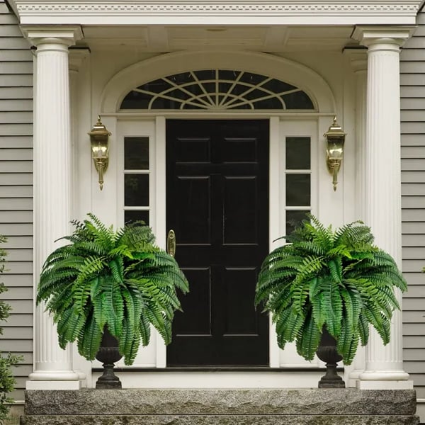 UV Resistant Artificial Boston Fern Outdoor Greenery