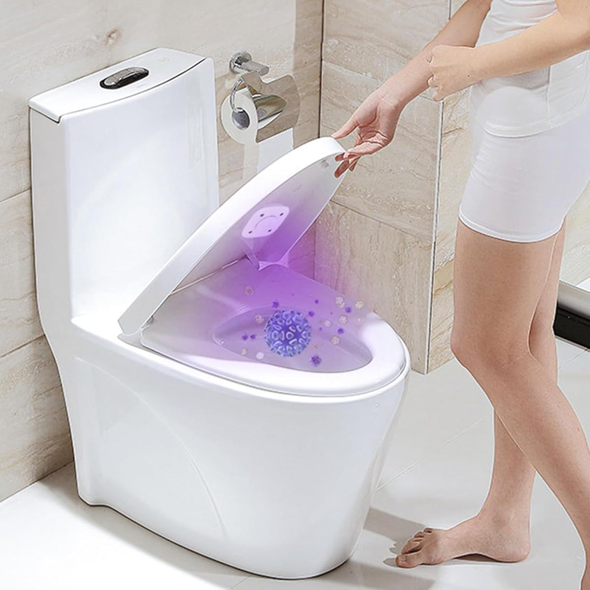 UV Toilet Sterilization Lamp Automatic Bathroom Sanitizer