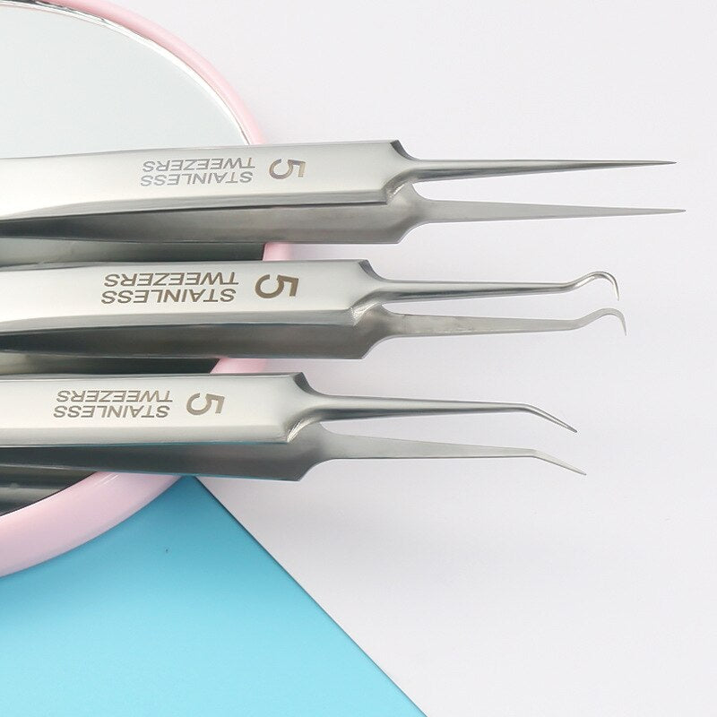 Ultra Fine Stainless Steel Blackhead Removal Tweezers