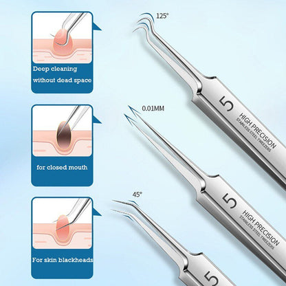 Ultra Fine Stainless Steel Blackhead Removal Tweezers