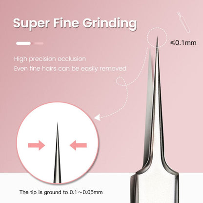 Ultra Fine Stainless Steel Blackhead Removal Tweezers
