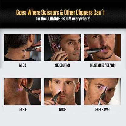 Ultra Slim Precision Trimmer for Facial Grooming