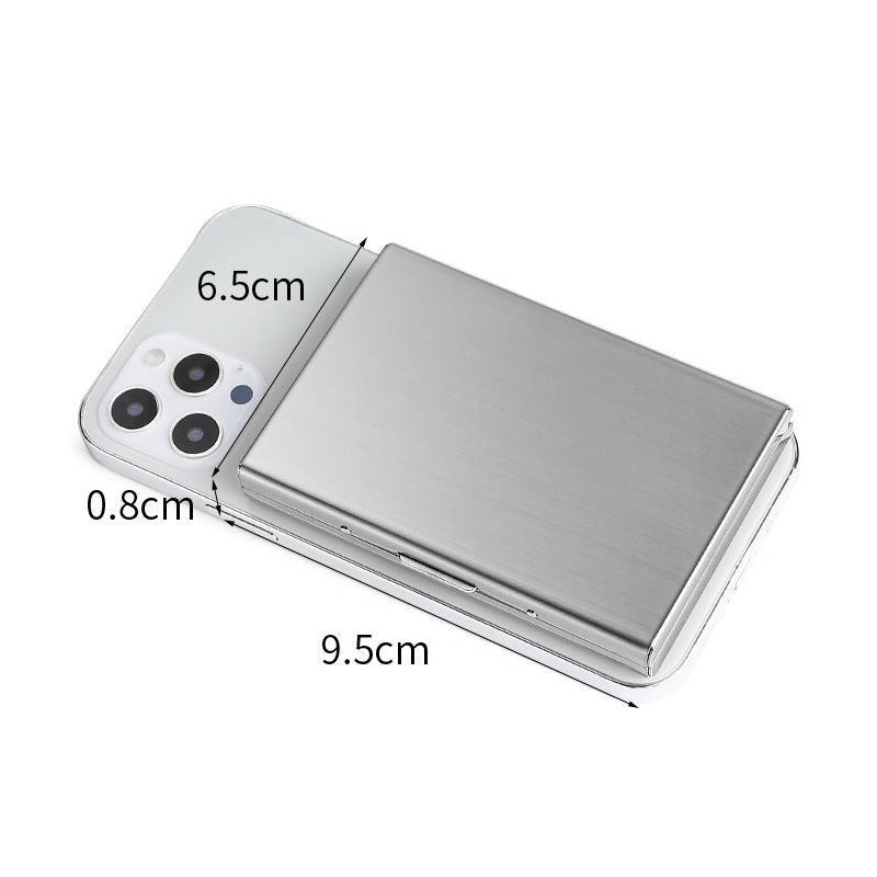 Ultra Slim RFID Blocking Metal Card Holder Wallet