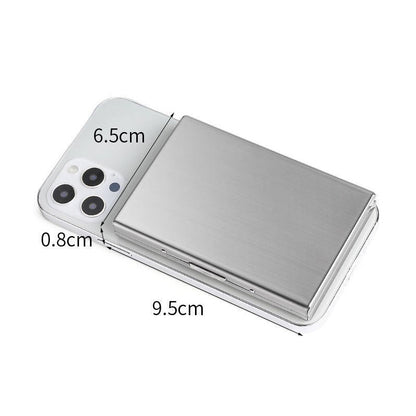Ultra Slim RFID Blocking Metal Card Holder Wallet