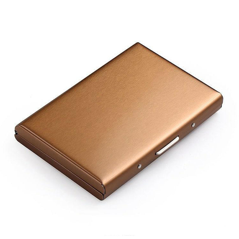 Ultra Slim RFID Blocking Metal Card Holder Wallet