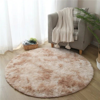 Ultra Soft Round Plush Rug for Bedroom Living Room and Nursery