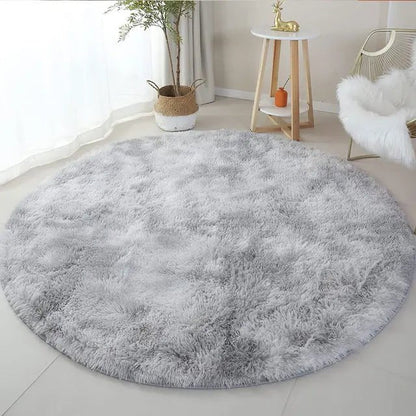 Ultra Soft Round Plush Rug for Bedroom Living Room and Nursery