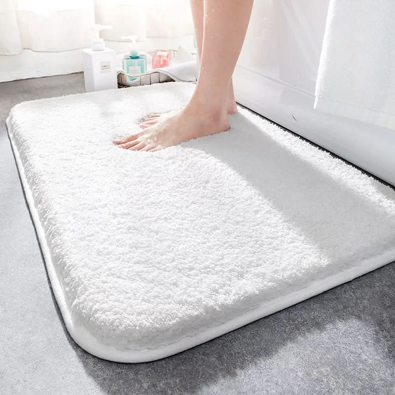 Ultra Soft Thick Microfiber Non Slip Bath Mat
