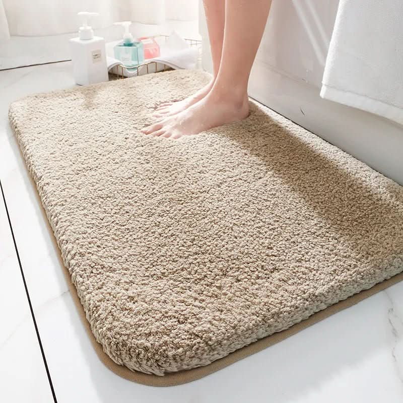 Ultra Soft Thick Microfiber Non Slip Bath Mat