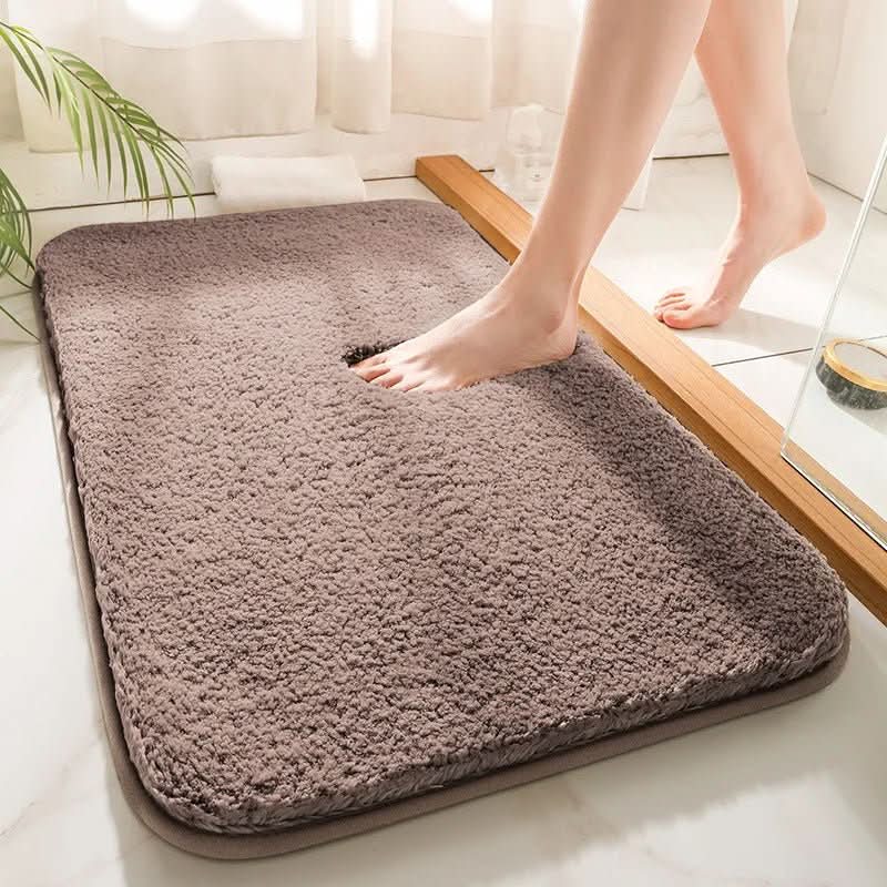 Ultra Soft Thick Microfiber Non Slip Bath Mat